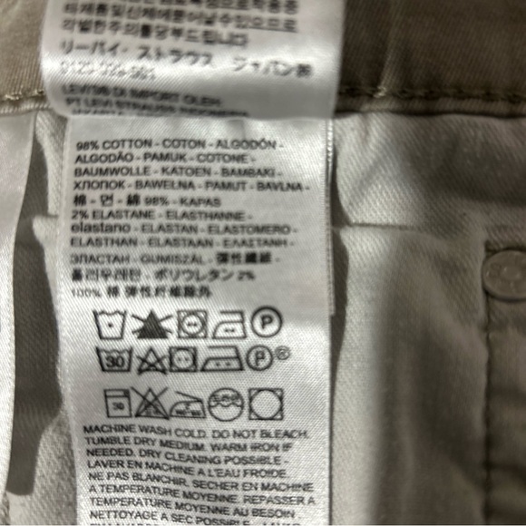 Levi’s 540 Jeans Men’s 40/32 Beige Tapered Leg Mid Rise Casual Stretch Comfort - Picture 11 of 16